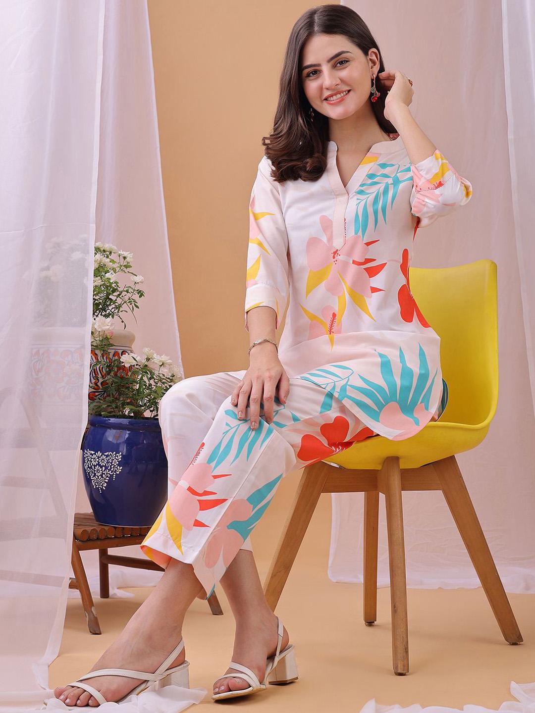 KALINI – Top With Trousers Co-Ords (Co-ord Set)