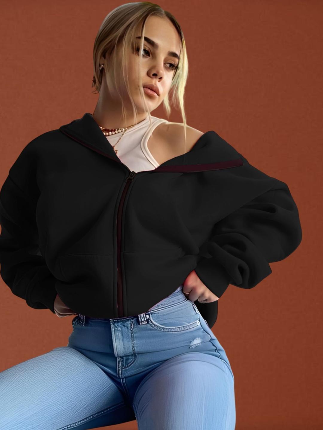 LECOWAR Women Fleece Lightweight Open Front Jacket