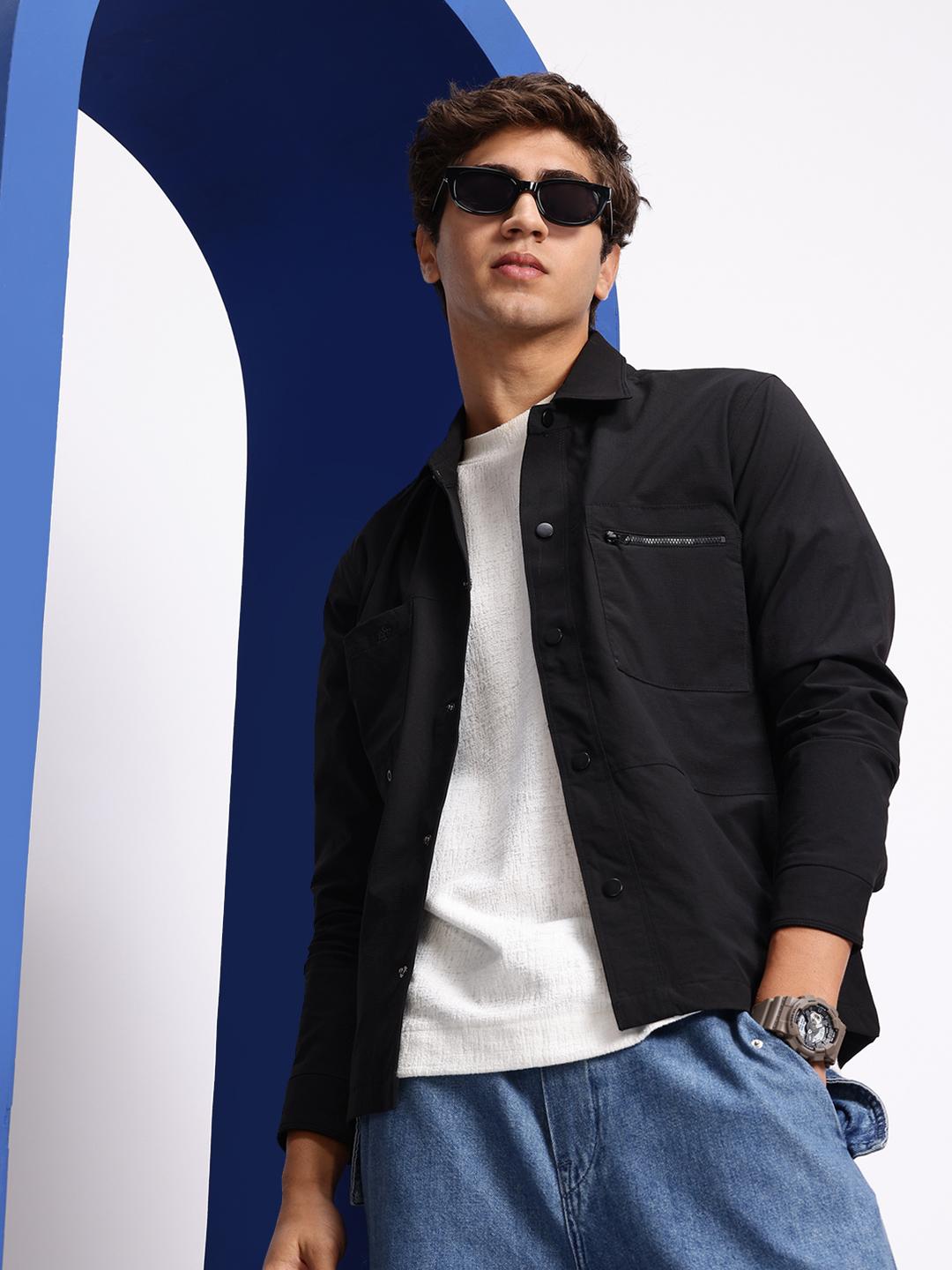 Aeropostale Spread Collar Tailored Jacket