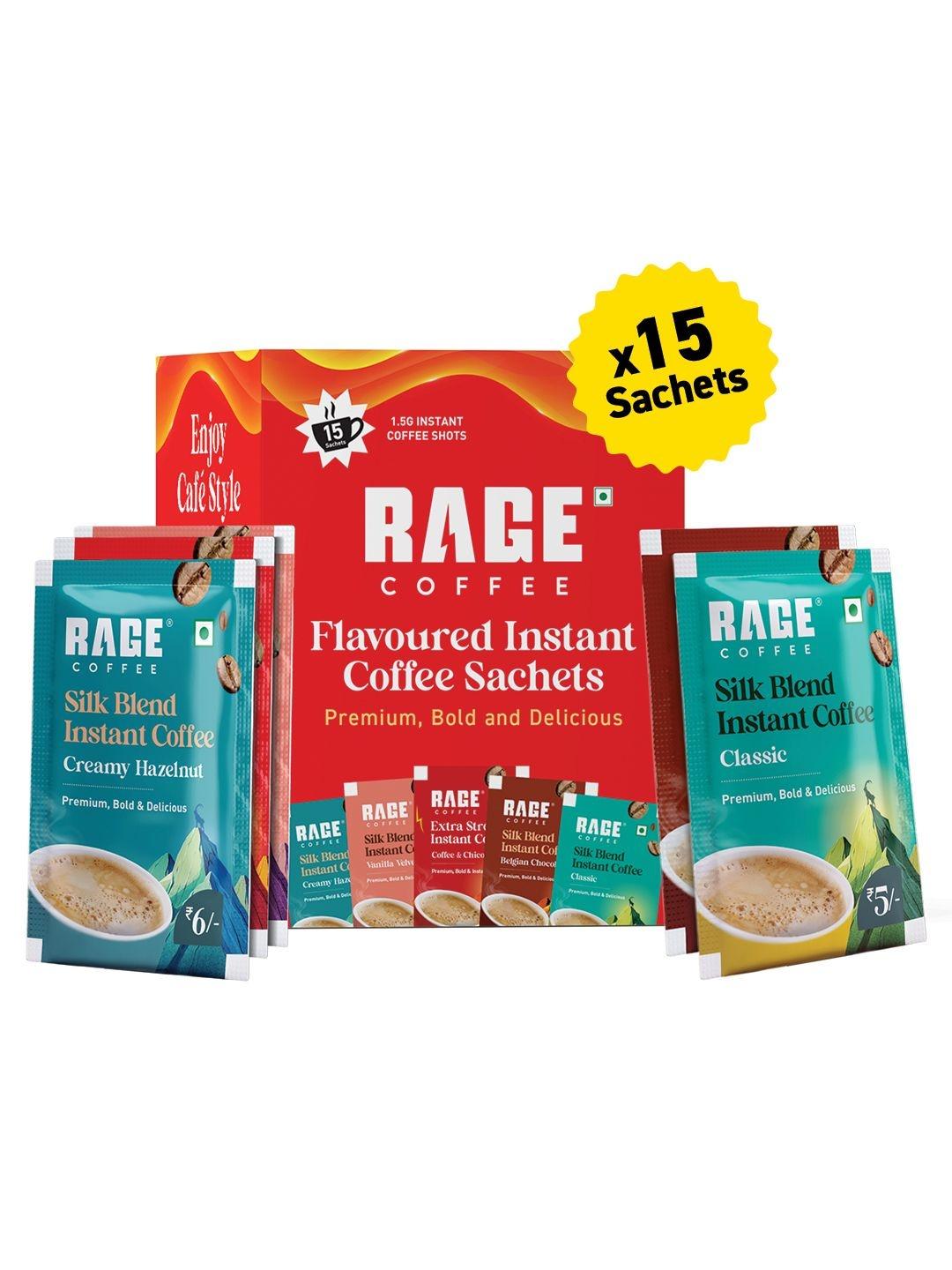 Buy Rage Coffee Set Of 15 Sachets 1.5g Each - - Gourmet for Unisex