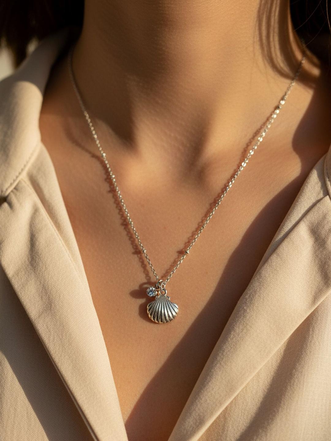 Buy Accessorize Women Shell Pendant Necklace - Necklace And Chains for ...