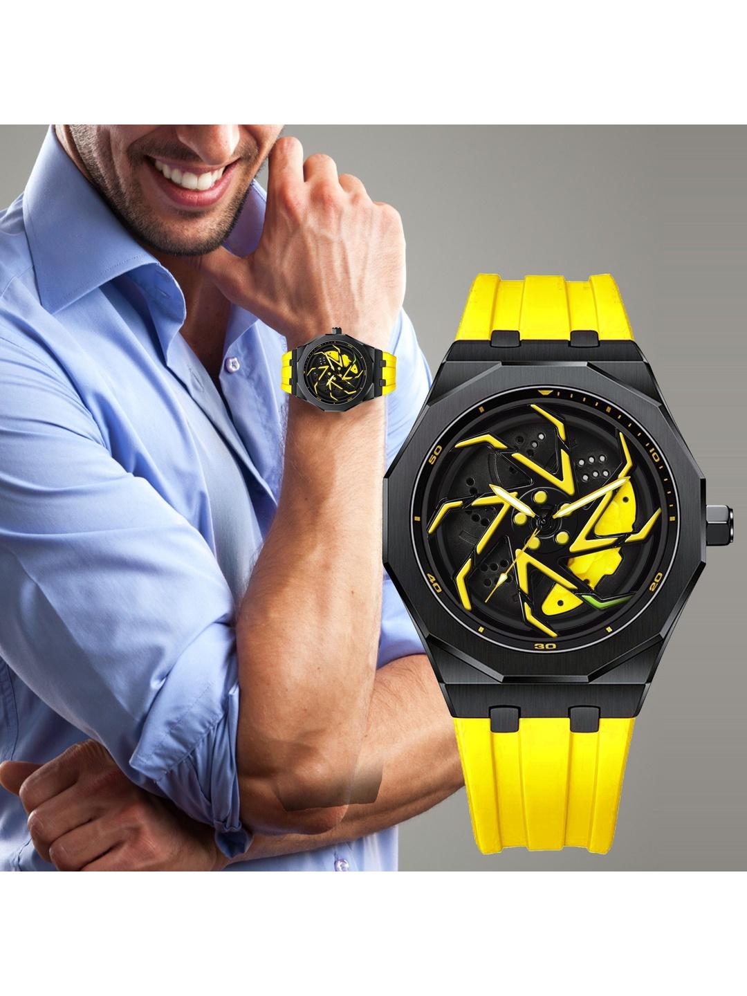 Buy EDINARO Men Dial & Straps Analogue Watch ED 6002M - Watches for Men ...