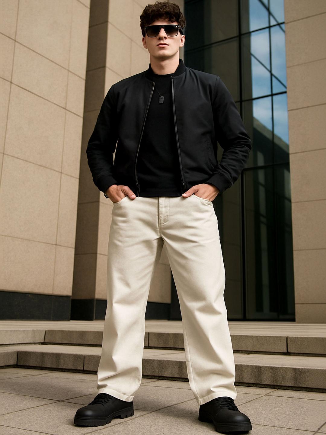 Mast & Harbour Men Comfort Regular Fit Mid-Rise Jeans