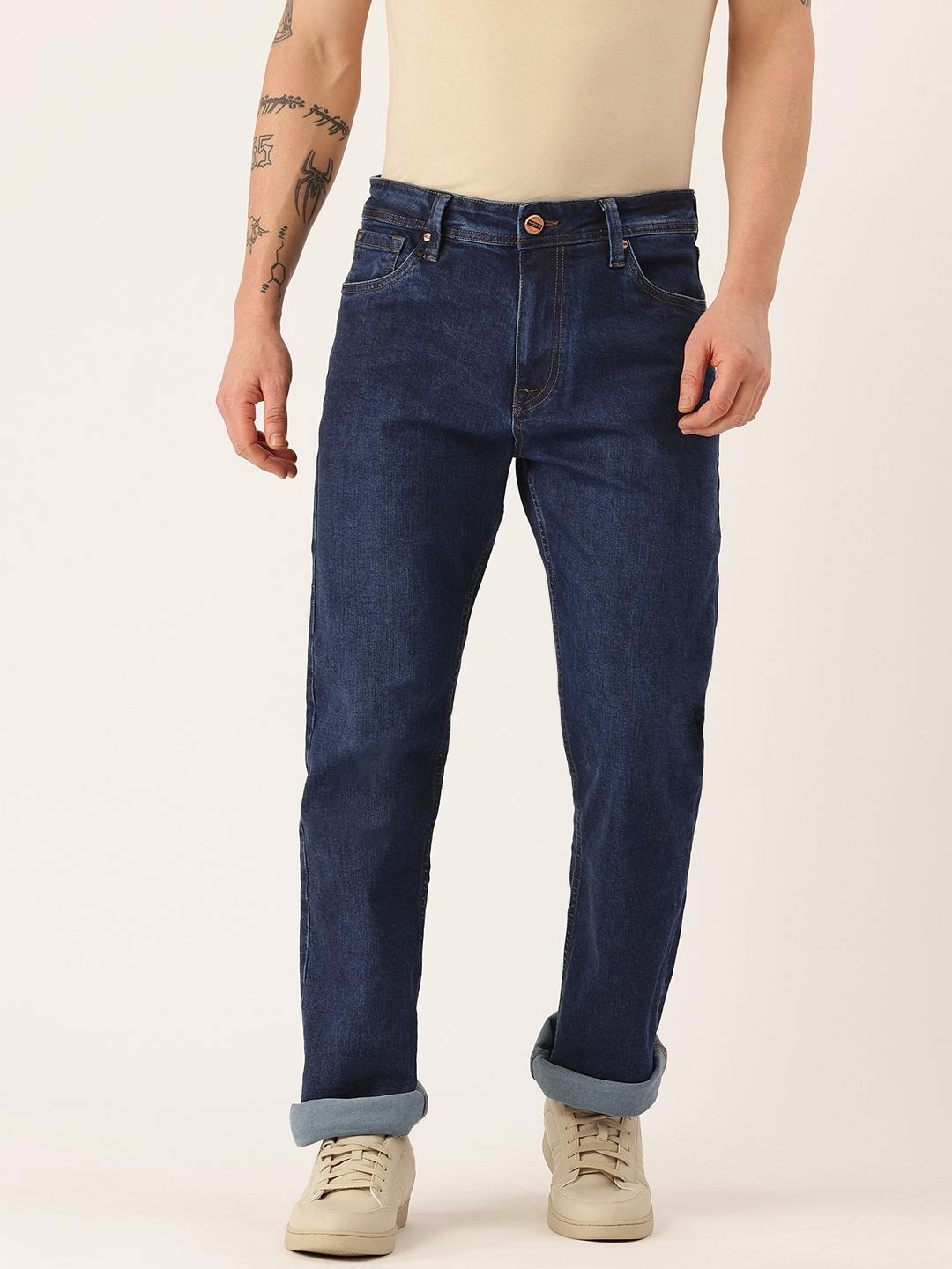 Integriti Men Straight Fit High-Rise Stretchable Jeans