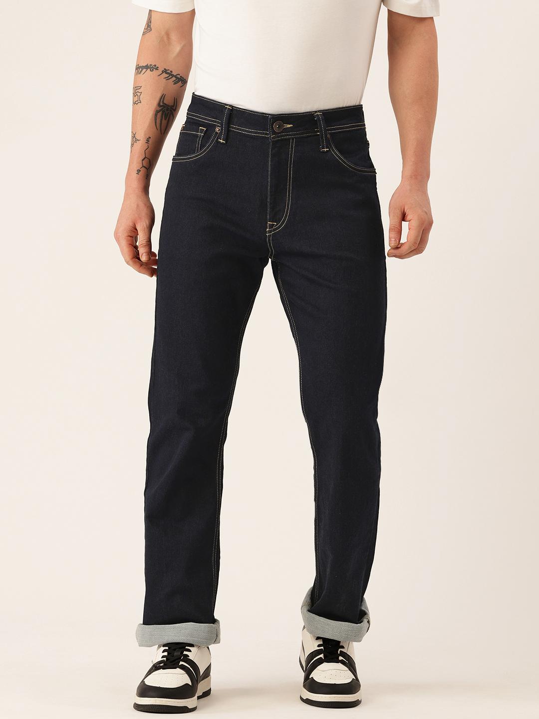 Integriti Men Straight Fit Mid-Rise Stretchable Jeans