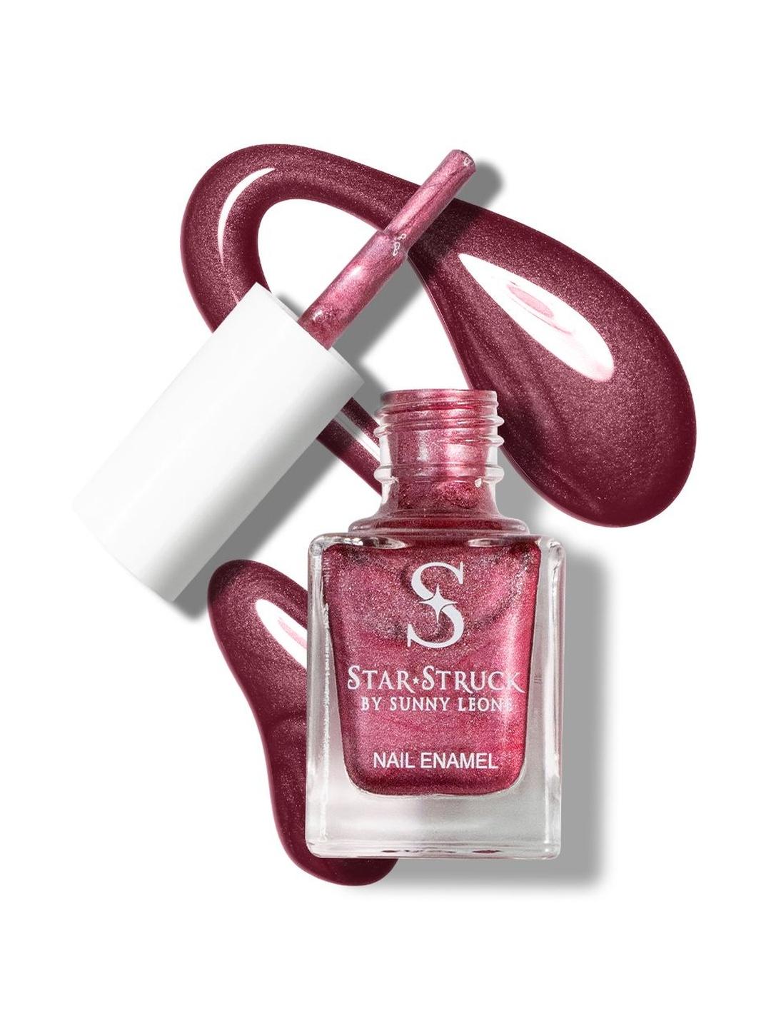 Buy STARSTRUCK BY SUNNY LEONE Long Wear Nail Enamel   9.9 Ml   Metalic Plum -  - Personal Care for Women