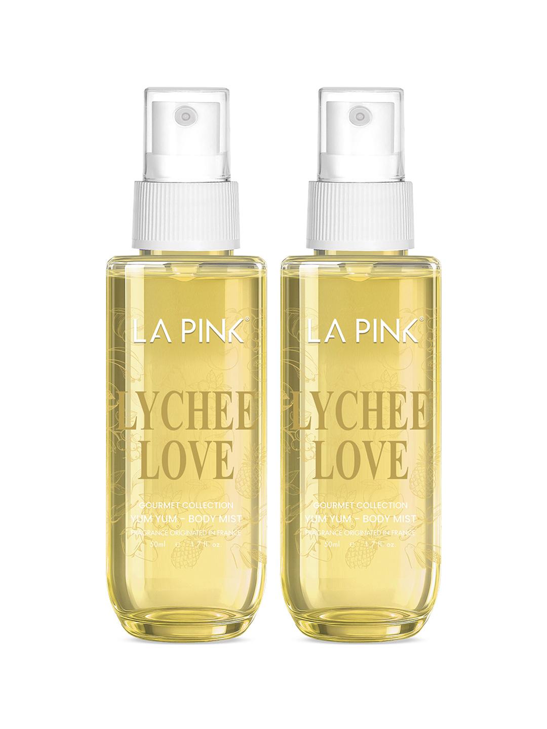 Buy La Pink Set Of 2 Lychee Love Long Lasting Body Mist 50 Ml Each - - Personal Care for Unisex