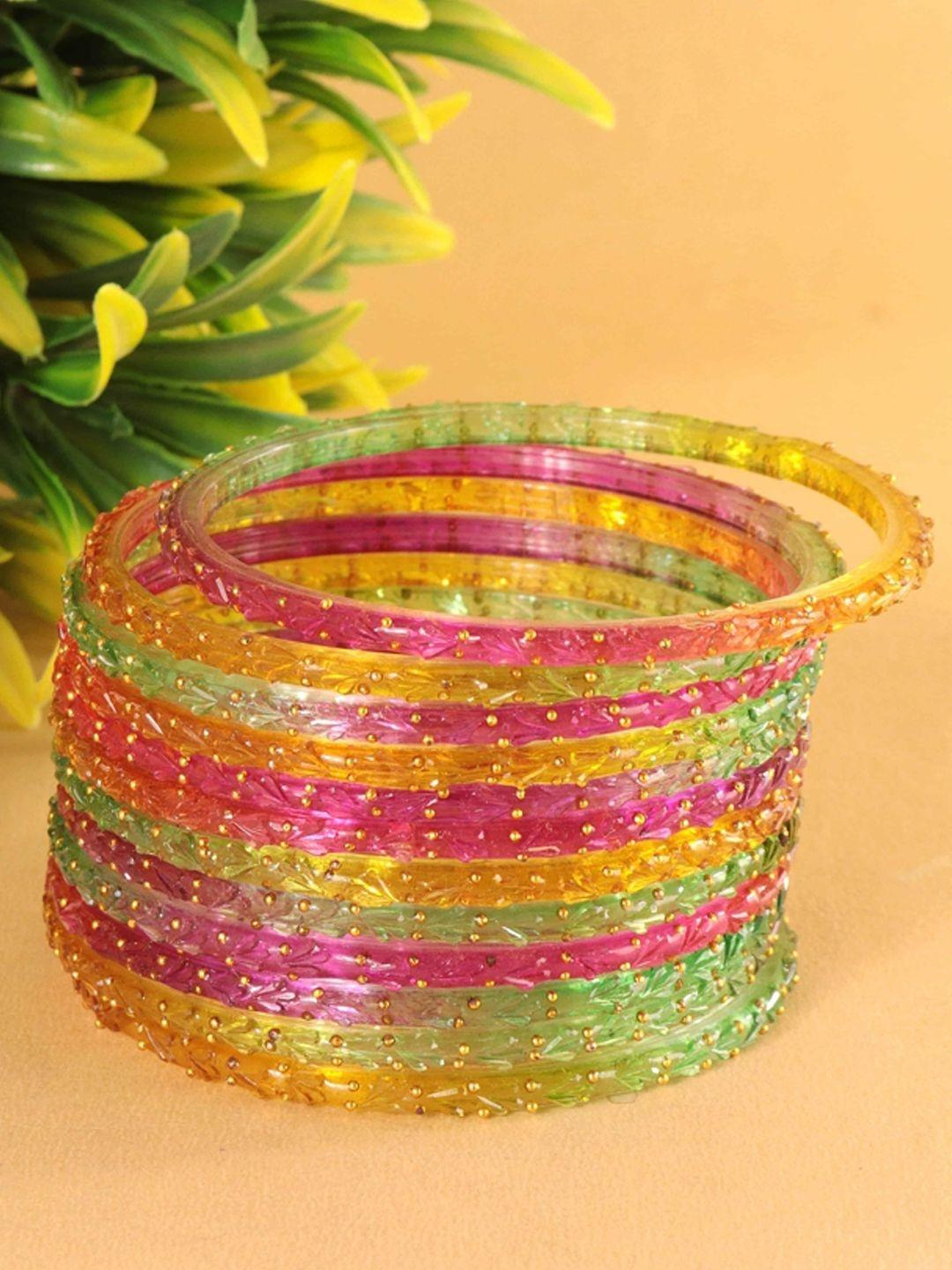 Buy STYOLLO Set Of 12 Textured Bangles - Bangle for Women 38185585 | Myntra