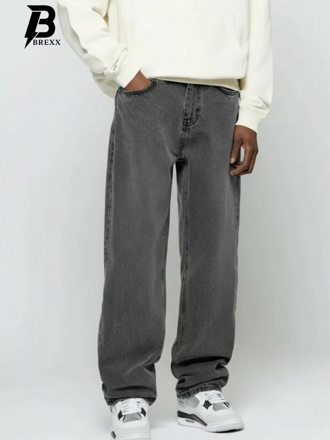 Buy BREXX Men Smart Regular Fit Mid Rise Stretchable Jeans - Jeans for ...