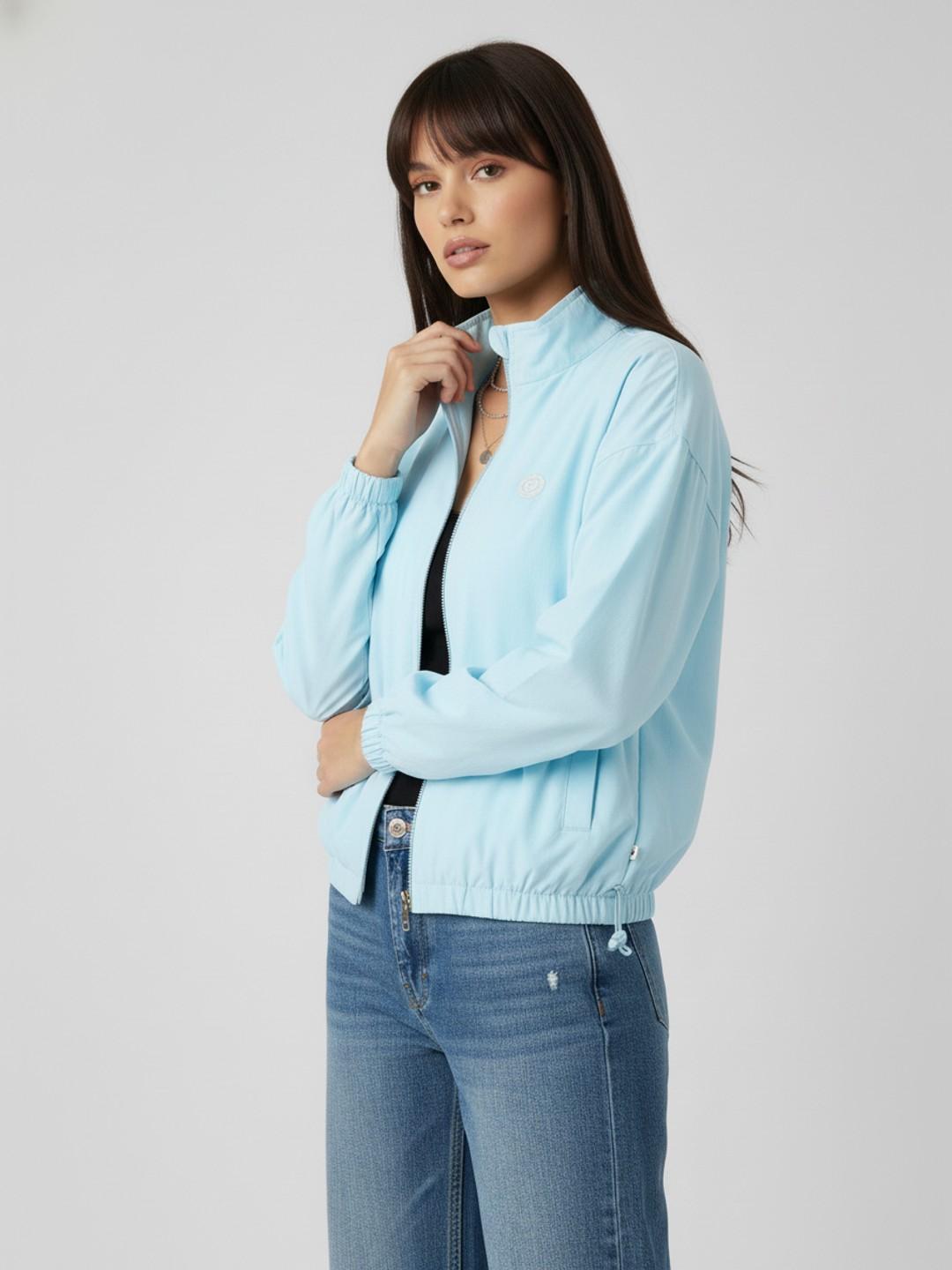 glitchez Windcheater Bomber Jacket with Side Toggles
