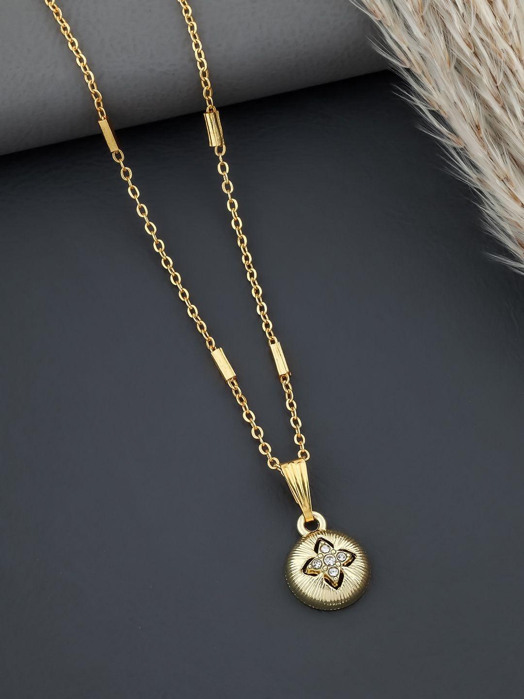 Buy SZN Brass Gold Plated Necklace -  - Accessories for Women
