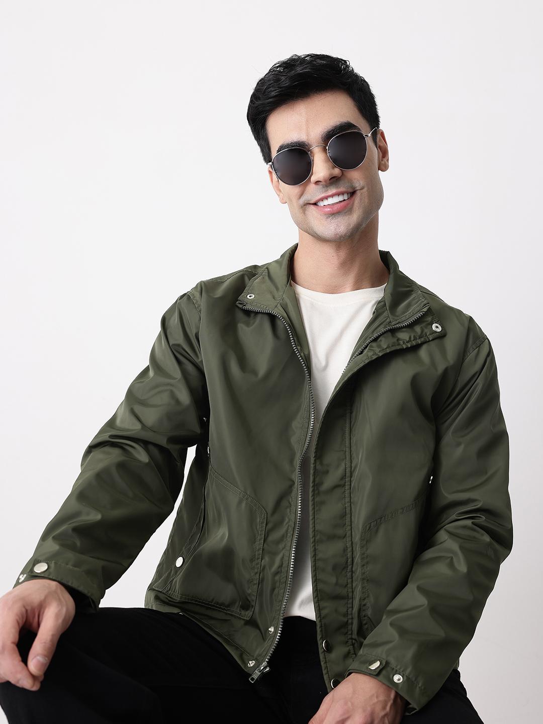 Mast & Harbour Mock Collar Tailored Jacket