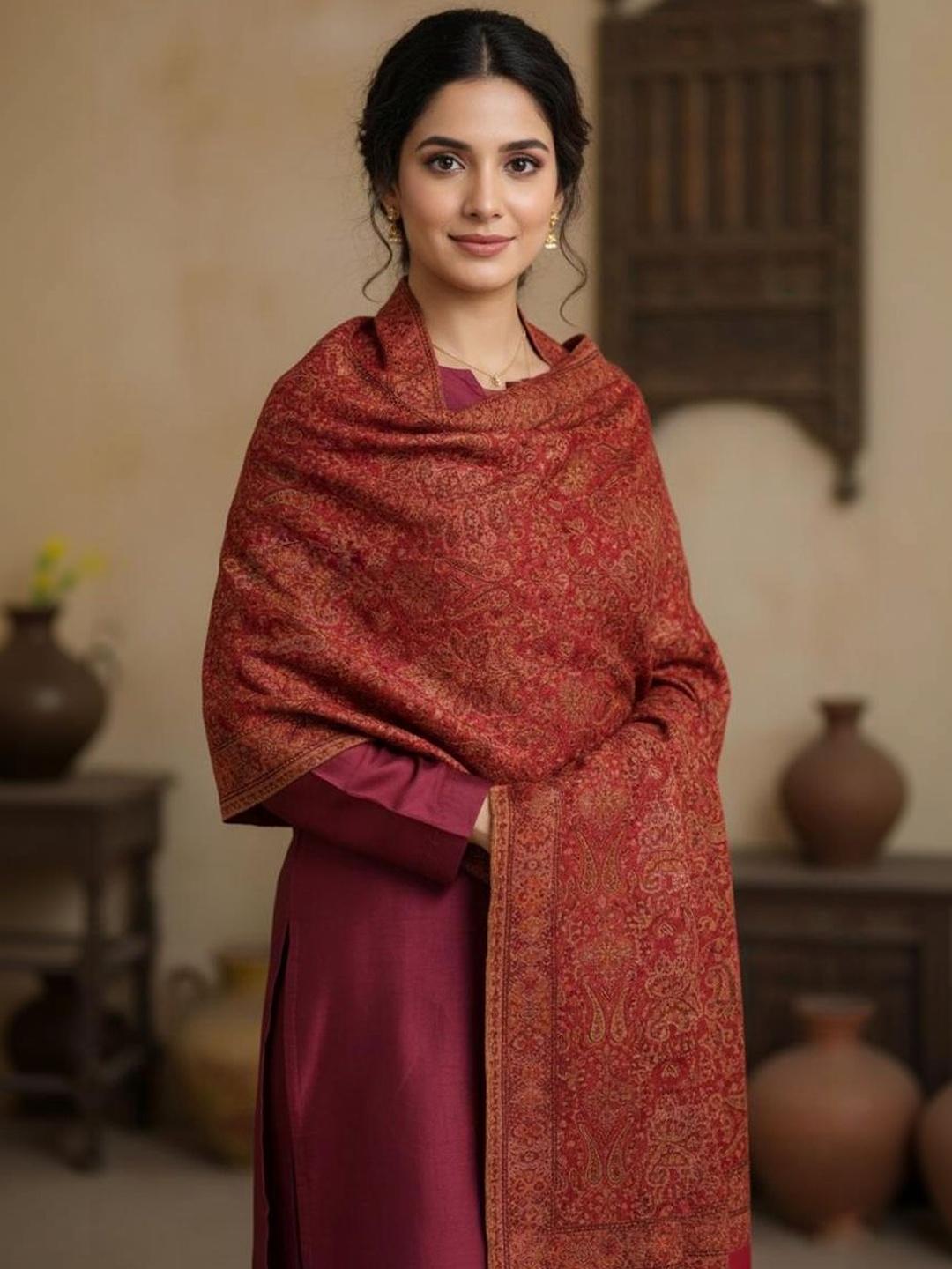 Vasaba Raja Buy VASABA Women Floral Printed Shawl - Shawl for Women 38251719 | Myntra