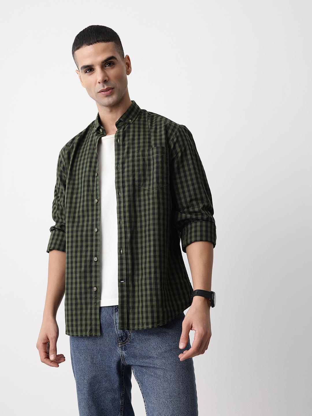 Mast & Harbour Checked Casual Shirt