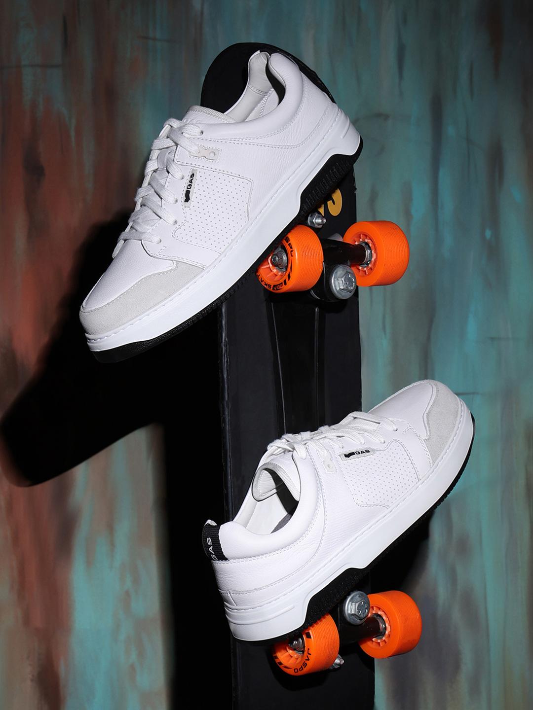Gas White Polyurethane Men Sneaker