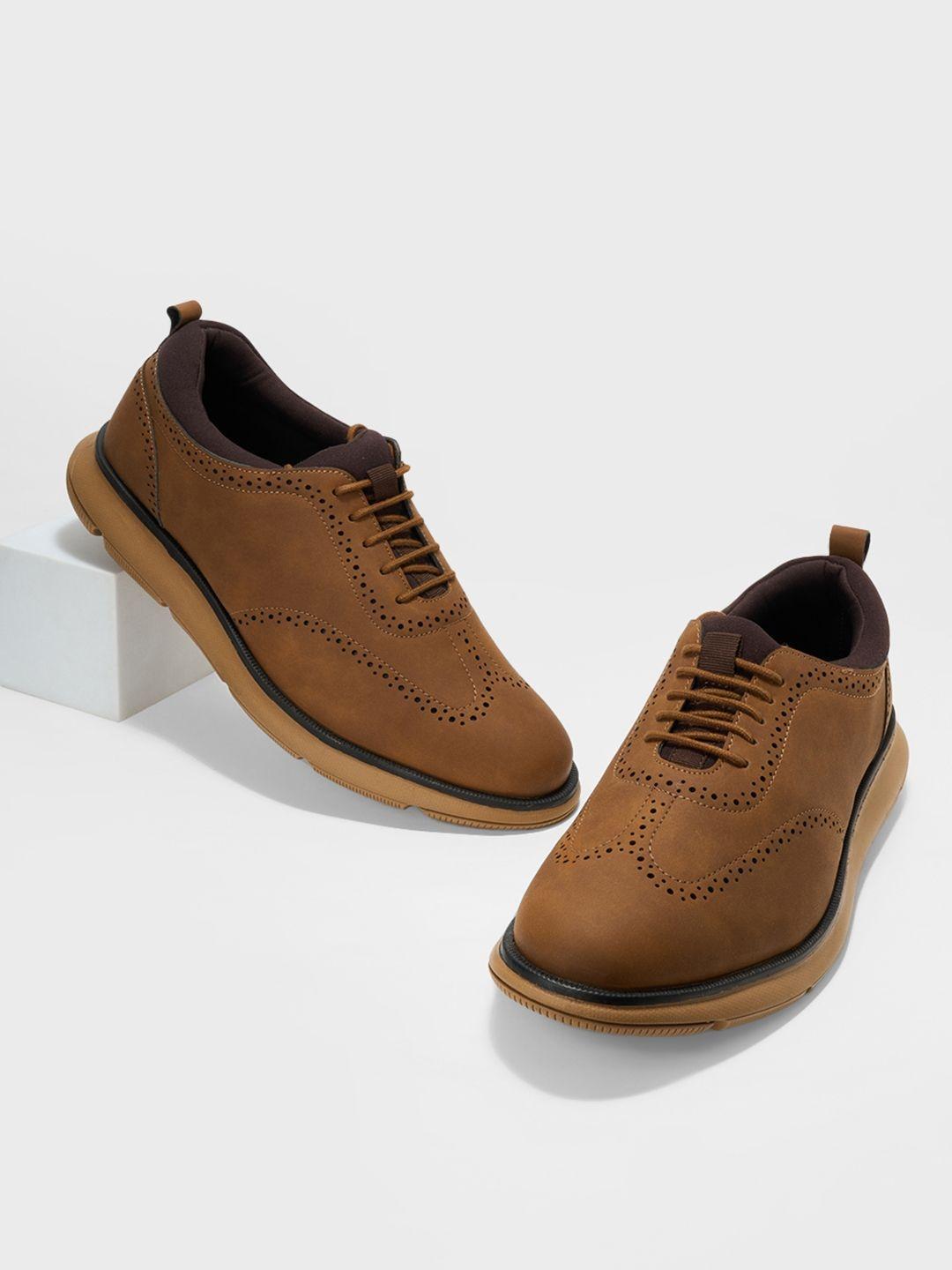 Urban Ranger Buy Urban Ranger By Pantaloons Men Perforations PU Brogues - Casual ...