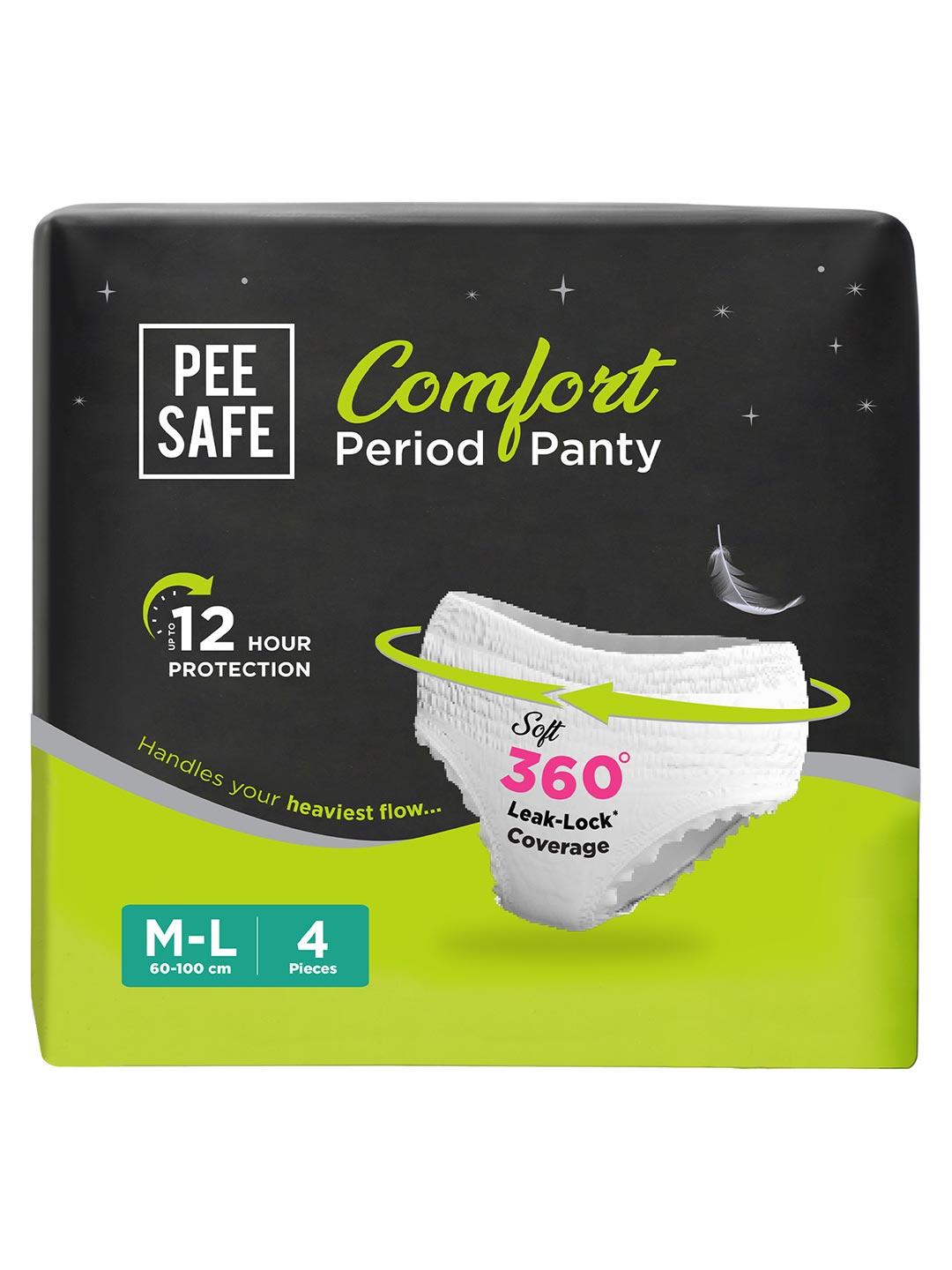 Buy PEESAFE 4 Pieces Comfort Period Panties M L -  - Personal Care for Women