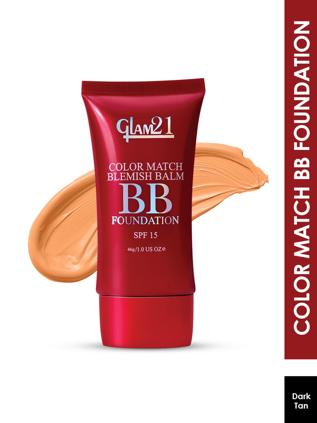 Buy GLAM21 Color Match BB Foundation With SPF15 46 G   Dark Tan 06 -  - Personal Care for Women