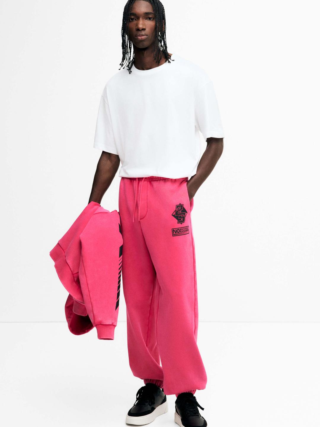 Buy H&M Relaxed Fit Print Motif Sweatpants - - Apparel for Men