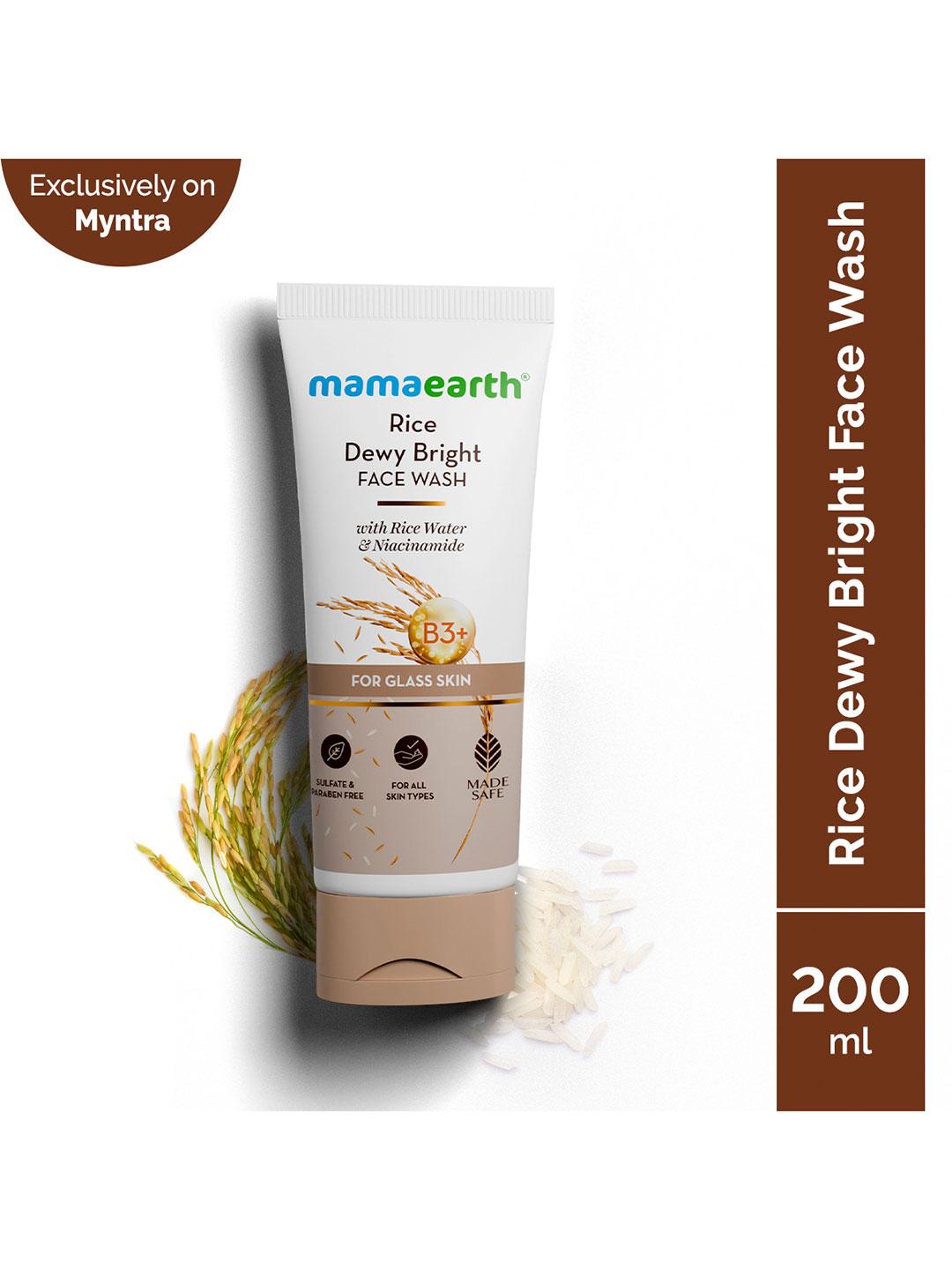 Buy Mamaearth Rice Dewy Bright Face Wash With Rice Water & Niacinamide 200ml - - Personal Care for Unisex