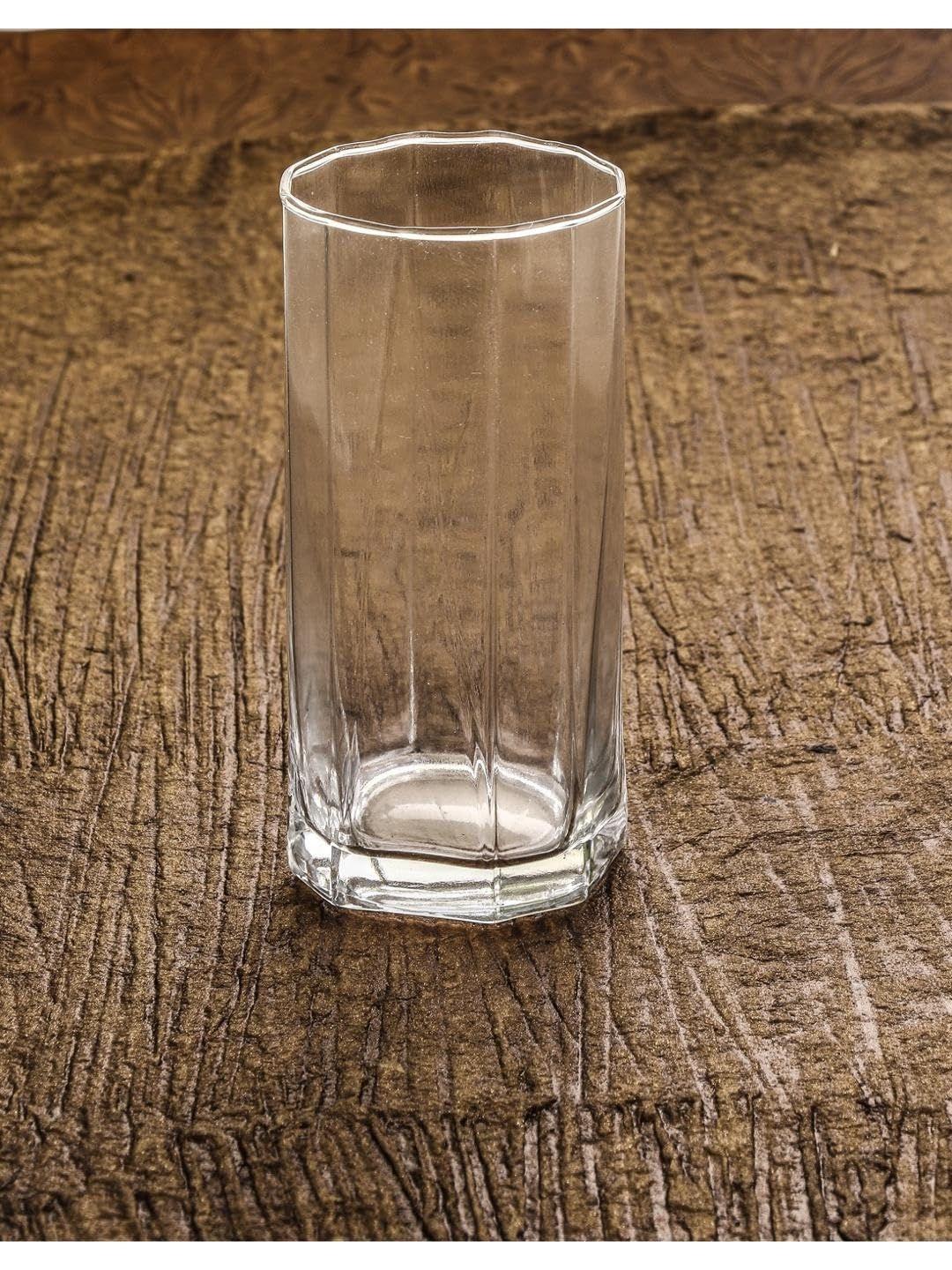 Buy 1ST TIME Transparent Glass Water Glass 250 Ml - Water Glass for ...