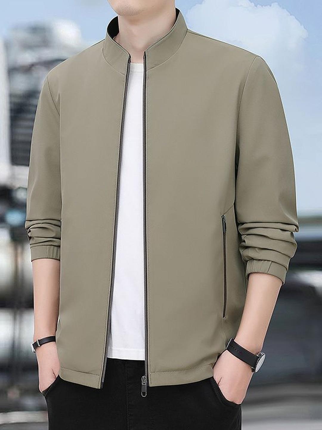 StyleCast x Revolte Stand Collar Long Sleeves Tailored Jacket