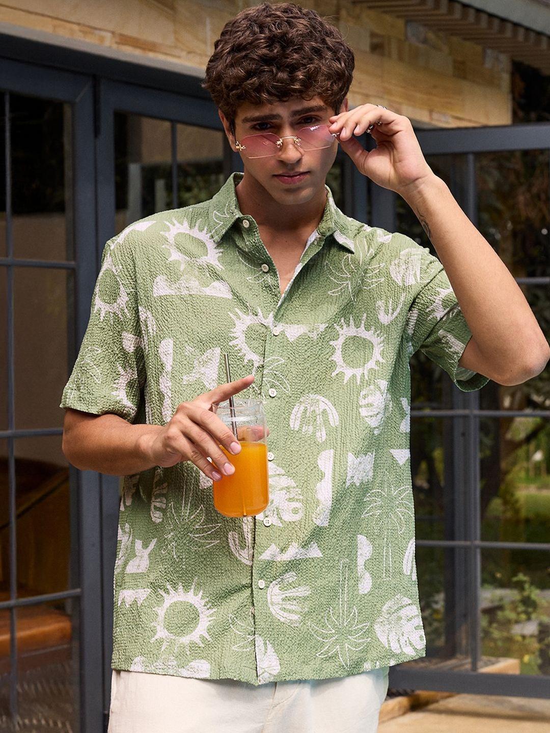 Bewakoof Men Printed Casual Shirt