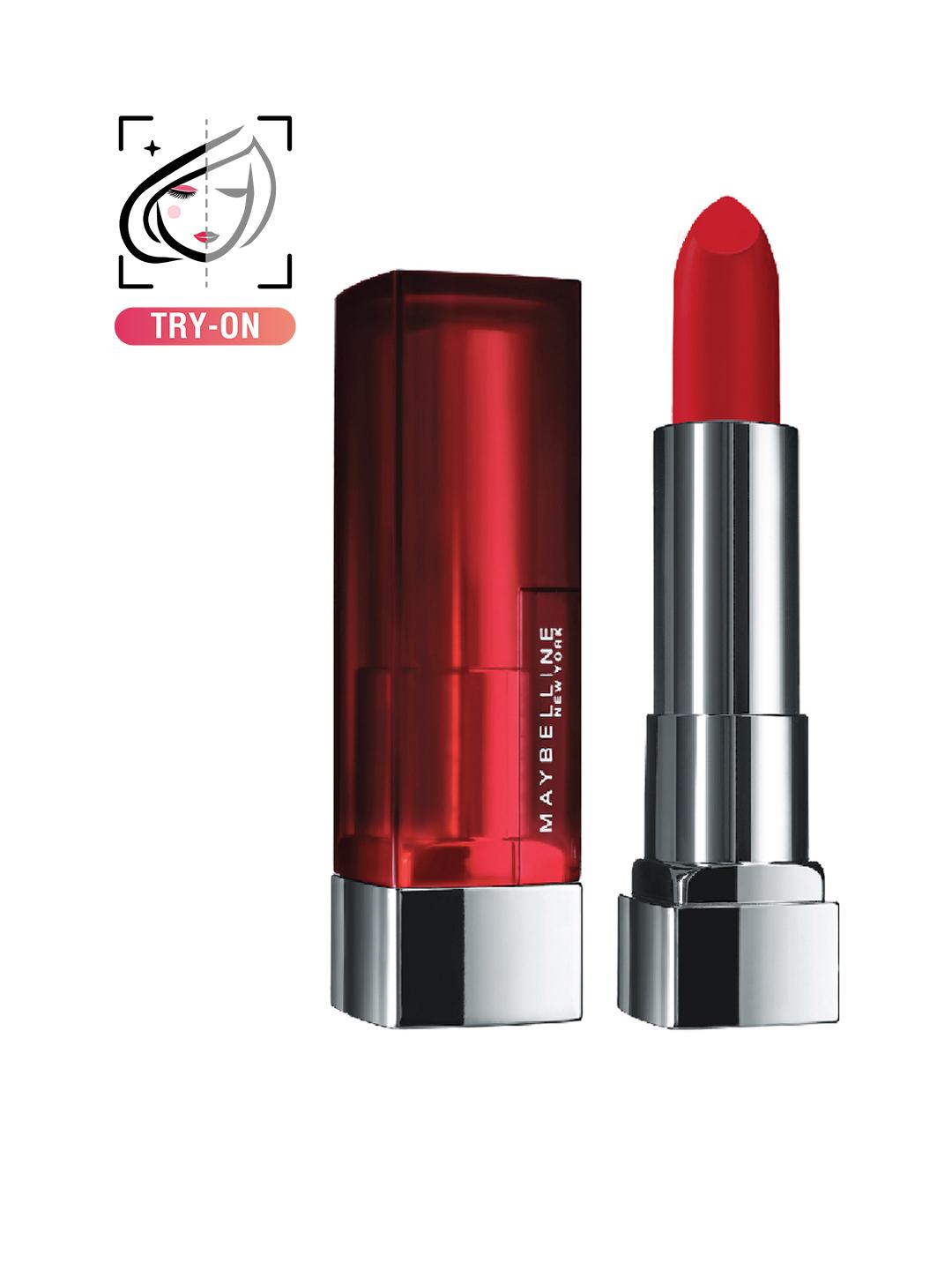 Buy Maybelline New York Creamy Matte Color Sensational Lipstick Red Liberation 640 3.9gm - - Personal Care for Women