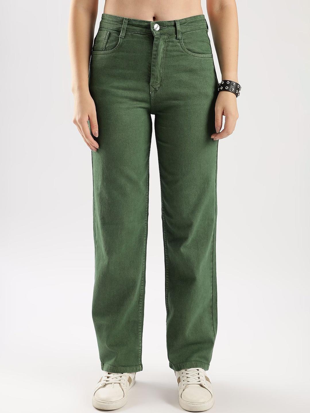 zayla Women Jean Flared High-Rise Stretchable Jeans