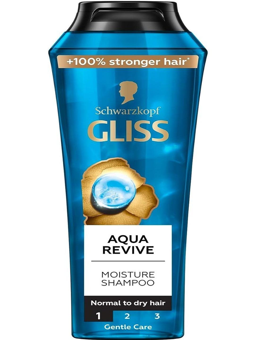 Buy Schwarzkopf Gliss Aqua Revive Shampoo For Dry Hair 400 Ml - - Personal Care for Unisex