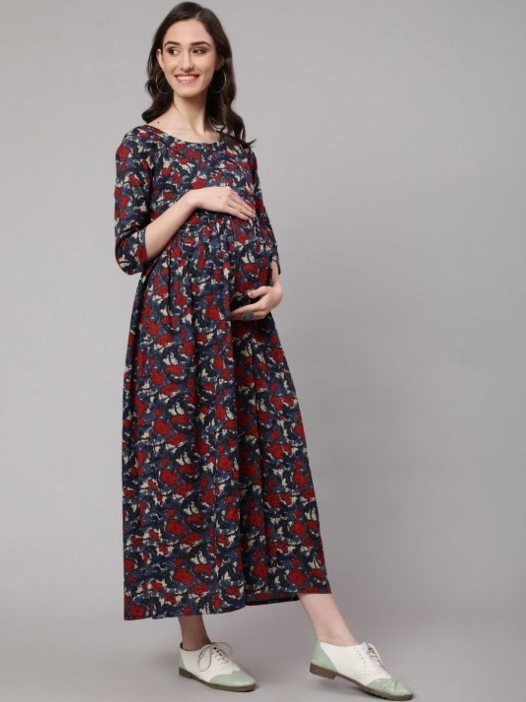 Mustard-ly Magical Nursing and Maternity Anarkali Kurta Set