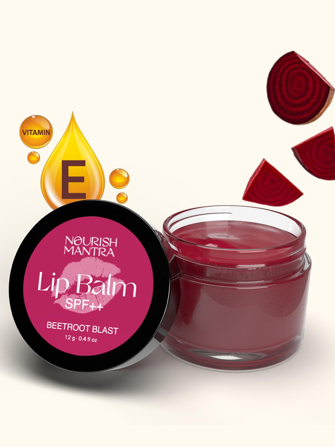 Buy Nourish Mantra Beetroot Blast Lip Balm With SPF 12 G -  - Personal Care for Unisex