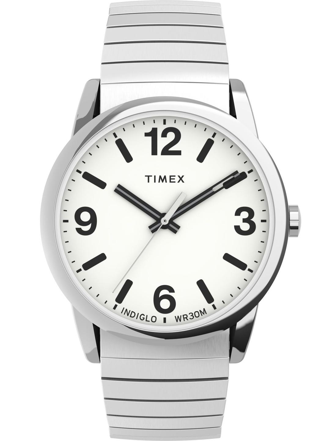 Timex Easy Reader Round 21mm White Dial Analog Men Watch - TW2U98800UJ at βΉ3822 (58% Off) β Myntra