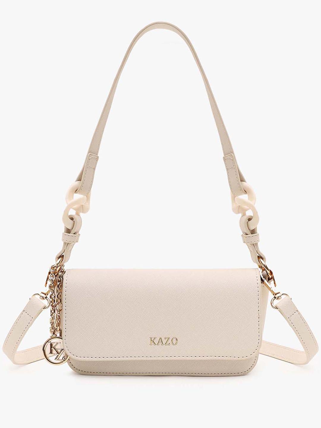 Buy Kazo Belle Leather Structured Shoulder Bag -  - Accessories for Women