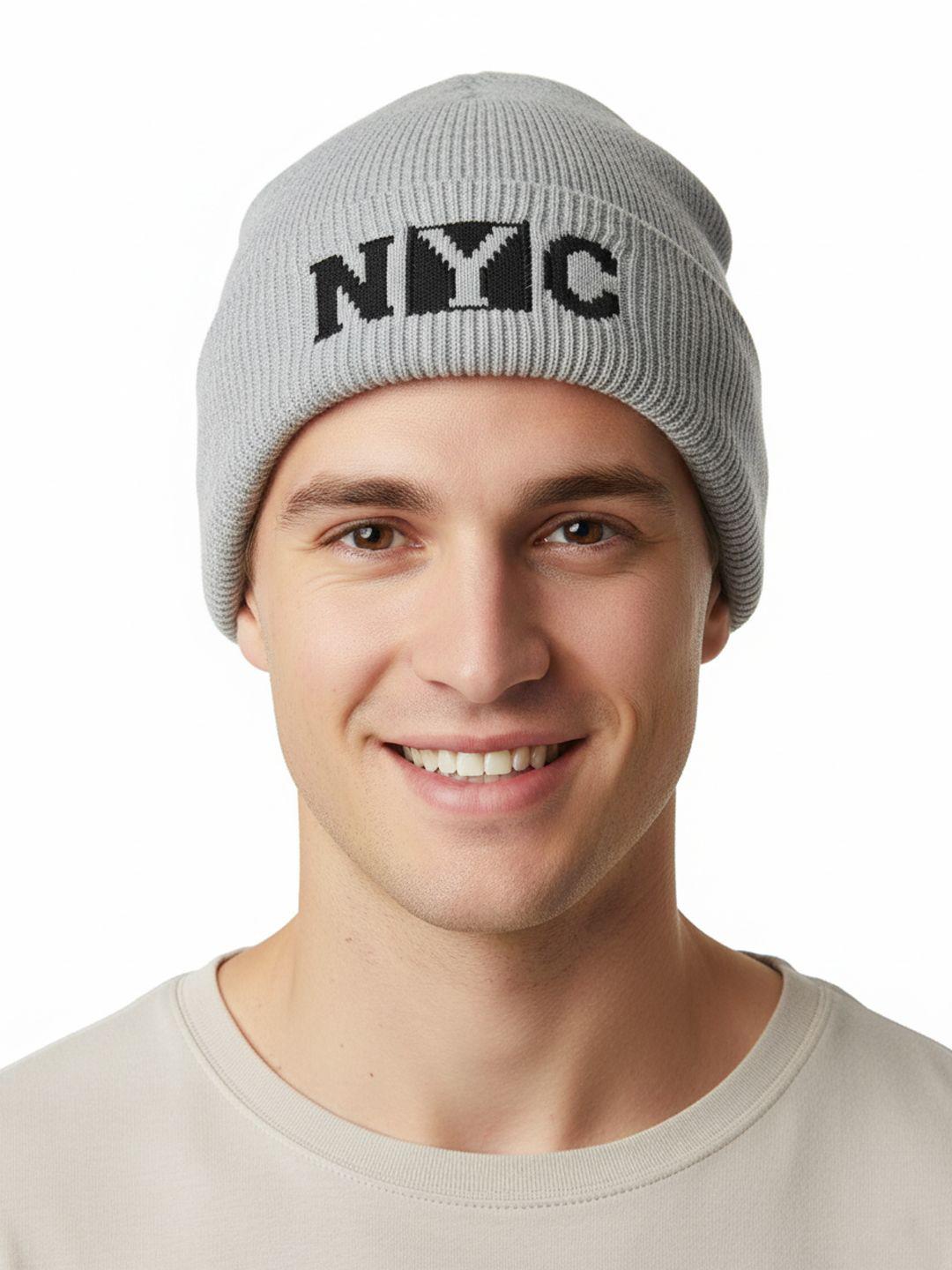 Buy Moda Rapido Men Printed Woollen Beanie Cap - Caps for Men 37296810 ...