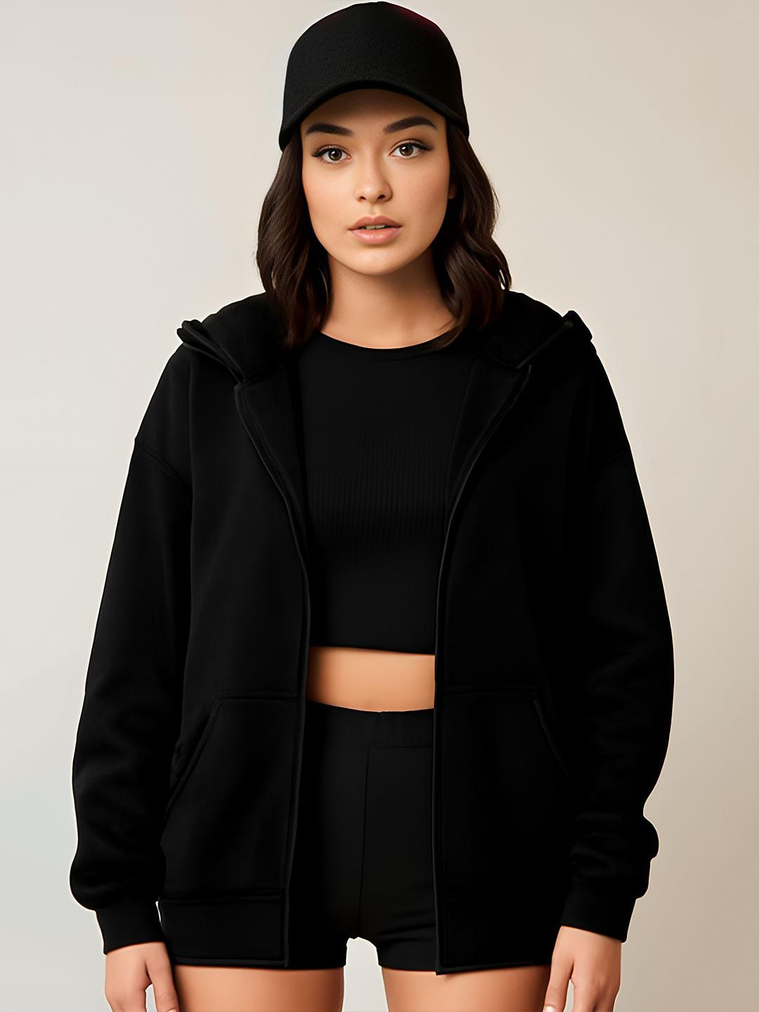 SZN Women Hooded Long Sleeves Sweatshirt