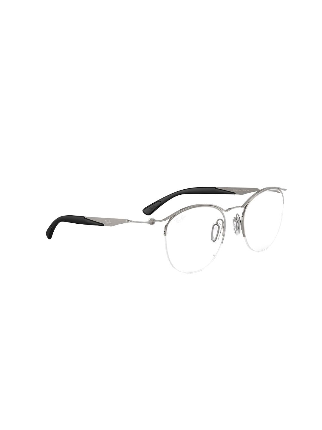Buy Ray Ban Unisex Half Rim Round Frames - Frames for Unisex 37448760 ...