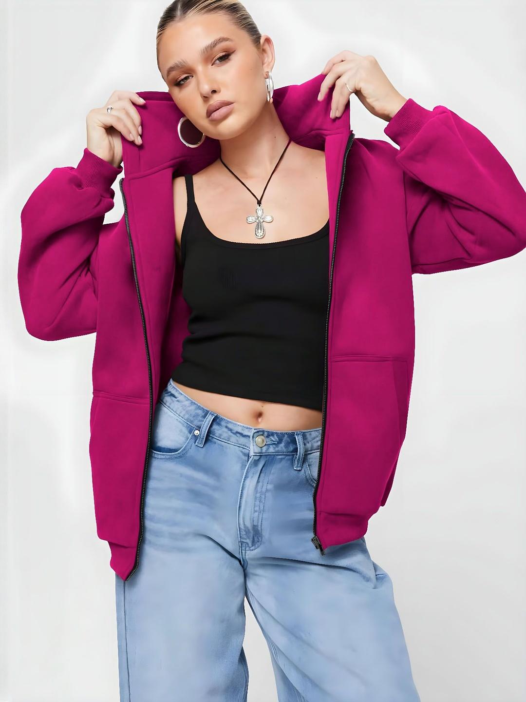 LECOWAR Women Fleece Lightweight Open Front Jacket
