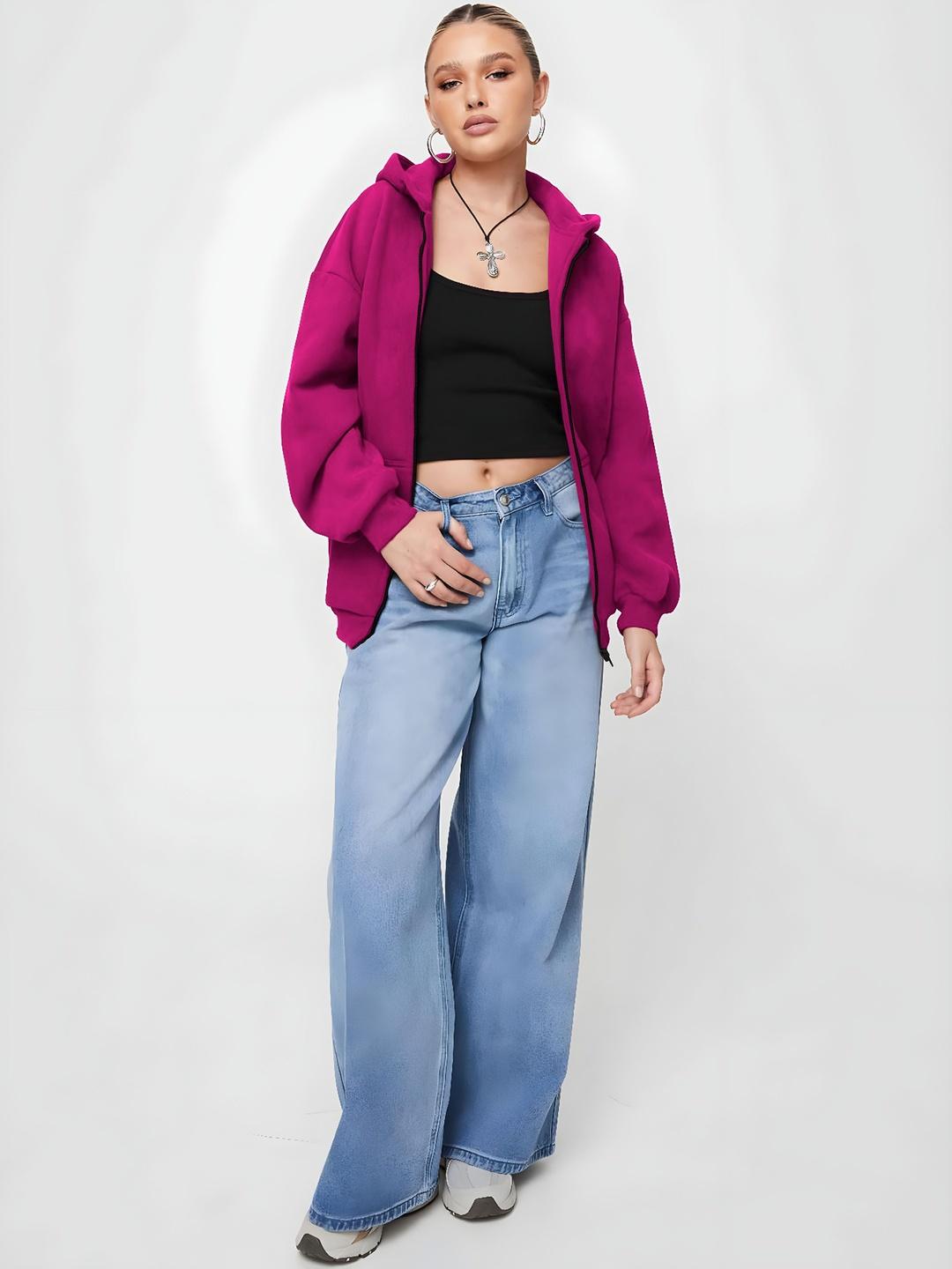 Kasendra Women Fleece Lightweight Open Front Jacket