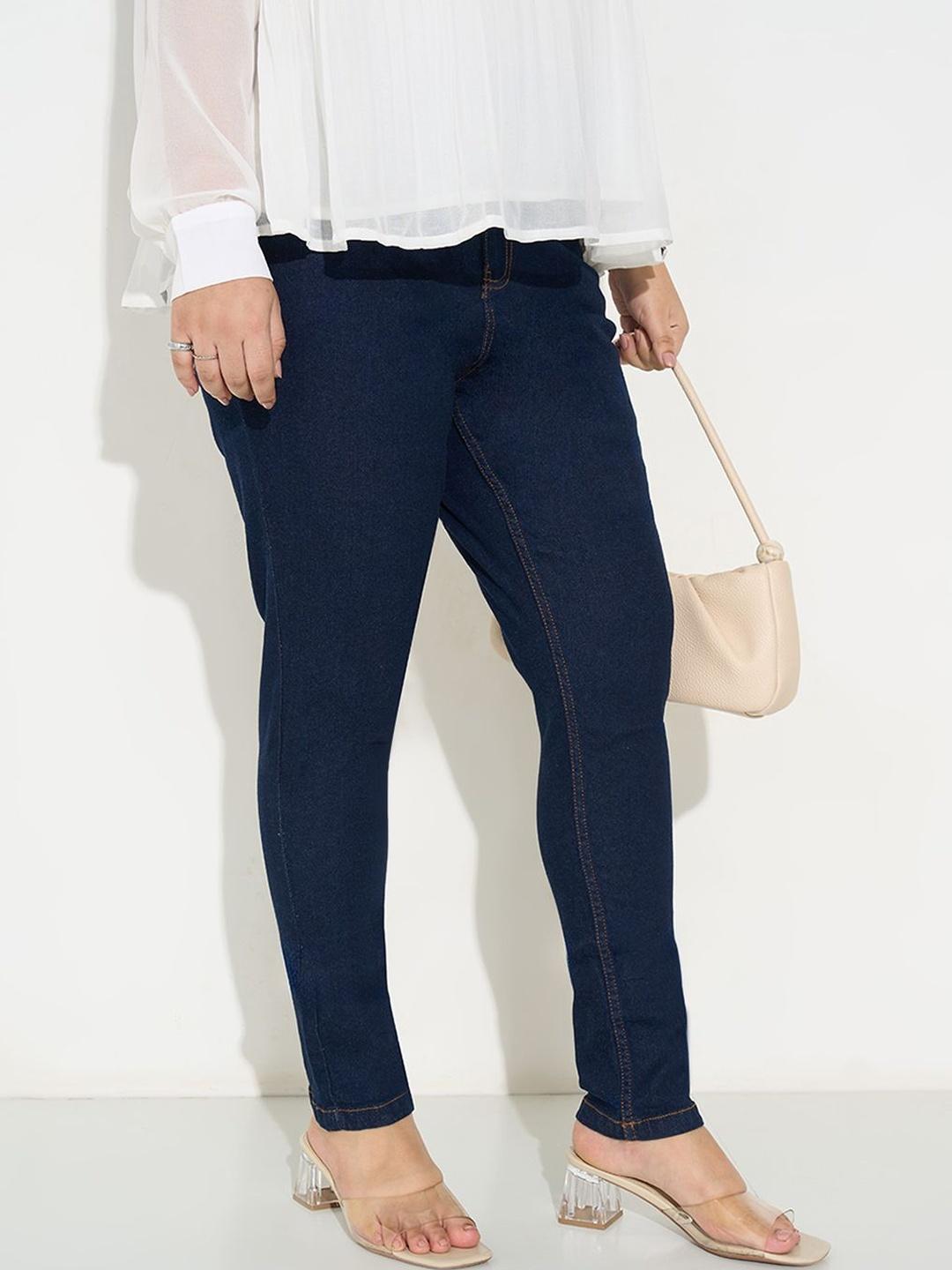 Honey Curvytude by Pantaloons Women Skinny Fit High-Rise Jeans