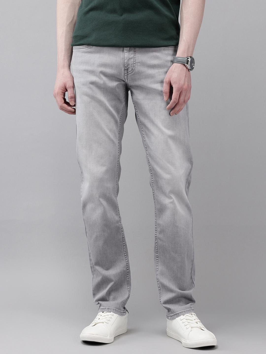 U.S. Polo Assn. Denim Co. Men Brandon Slim Tapered Fit Heavy Fade Stretchable Jeans
