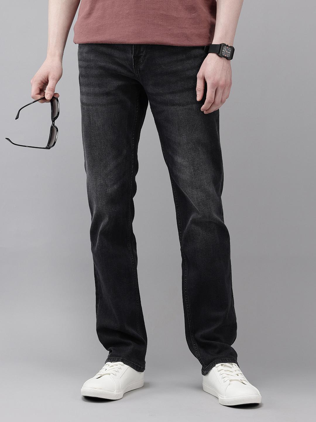 U.S. Polo Assn. Denim Co. Men Harold Slim Straight Fit Light Fade Stretchable Jeans