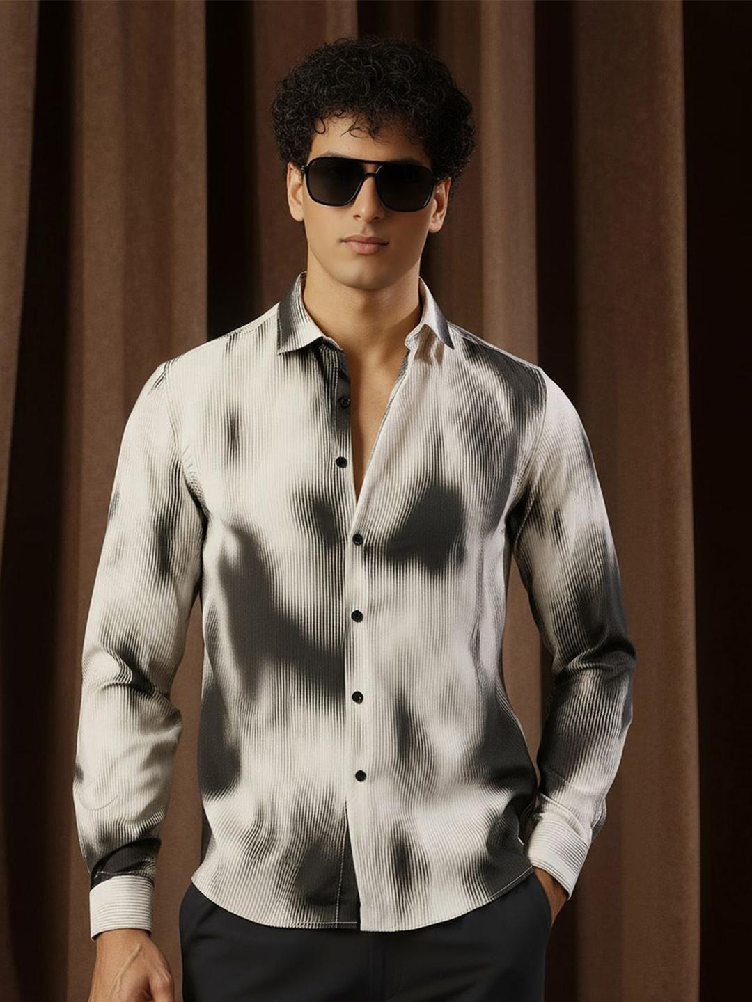 SZN Men Standard Printed Casual Shirt