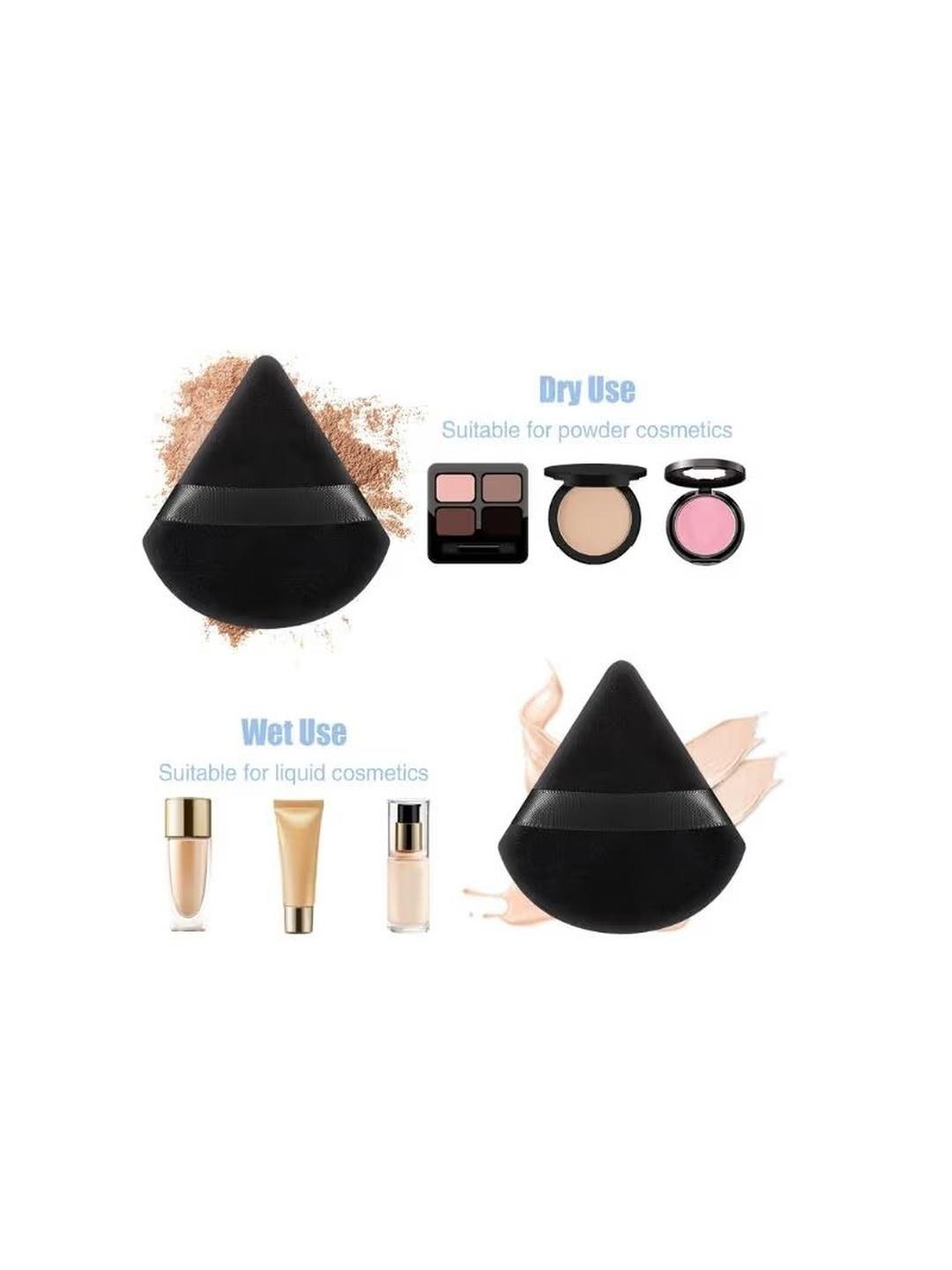 Buy Makeup By Siti Set Of 3 Mini Tringle Pizza Powder Puffs And Makeup Blender Sponge -  - Personal Care for Women