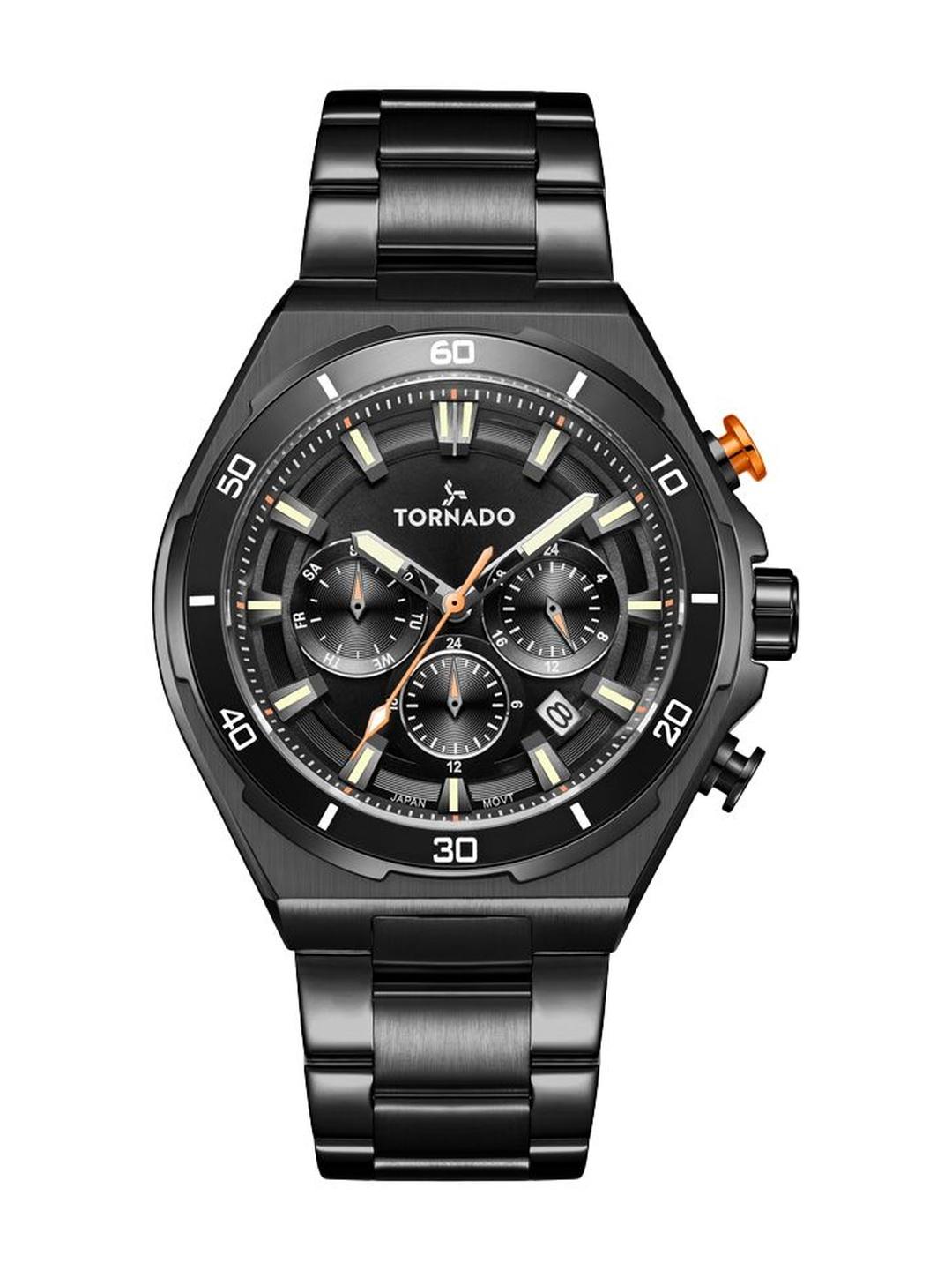 Buy TORNADO Men Dial & Stainless Steel Bracelet Style Straps Analogue ...