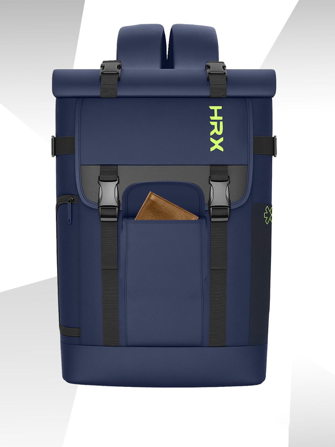 Buy HRX By Hrithik Roshan Unisex Rolltop Anti Theft Backpack With Rain ...