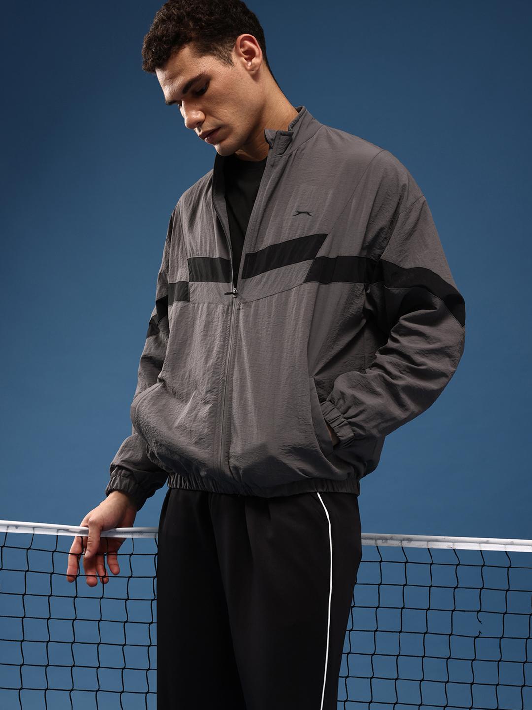 Slazenger Colourblocked Outdoor Sporty Oversized Jacket