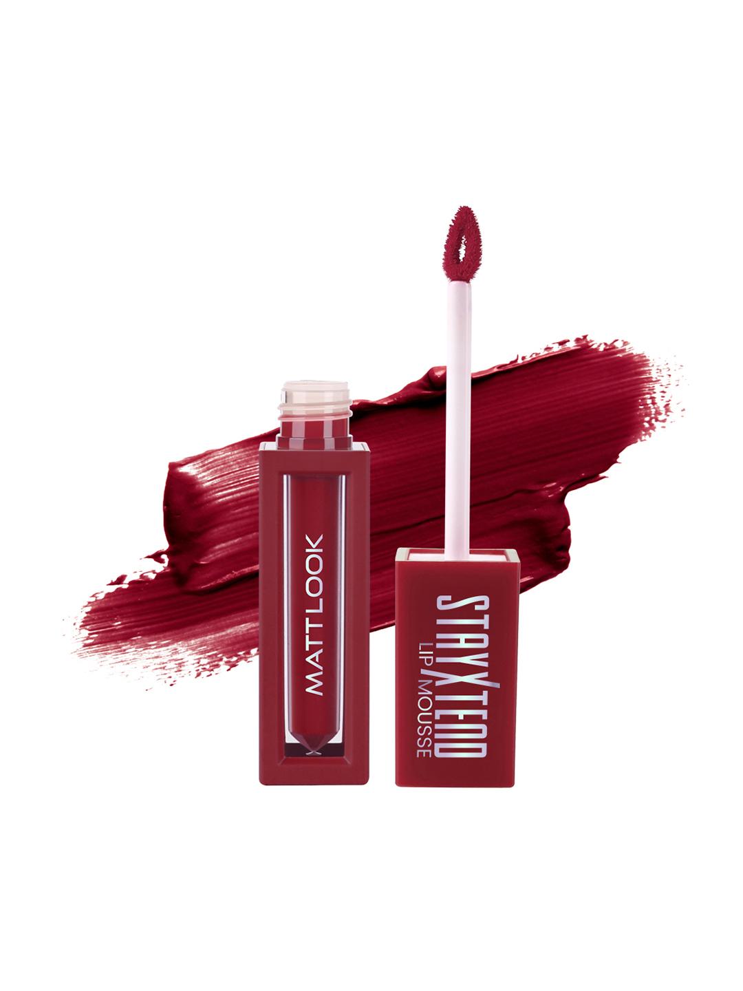 Buy MATTLOOK Stayxtend Lip Mousse Enriched With Vitamin E 4 Ml Retro Maroon 08 - - Personal Care for Women