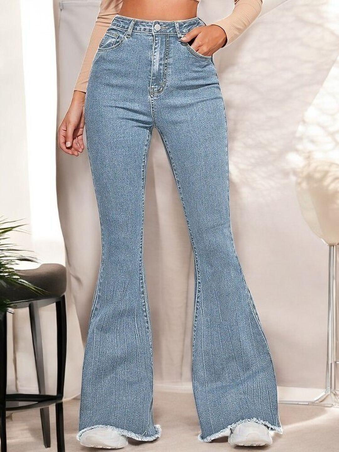 VK FASHION Women Bootilicious Flared High-Rise Stretchable Jeans