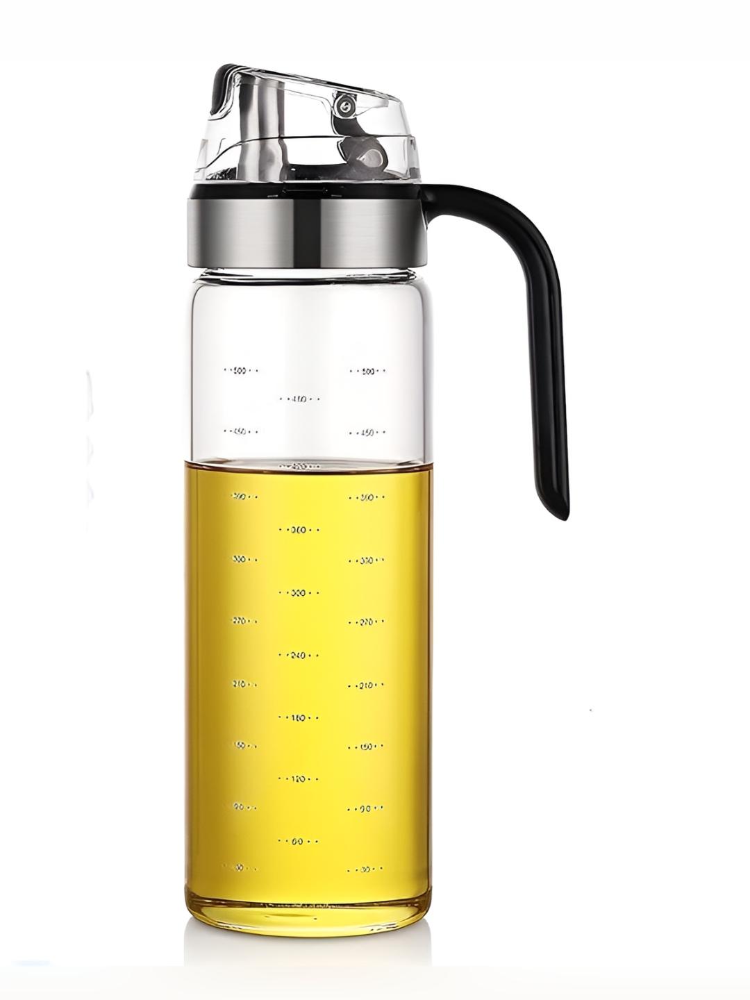 Buy Virtuous Auto Flip Cooking Oil Bottle, 500ML Olive Oil Bottle Dispenser For Kitchen -  - Home for Unisex